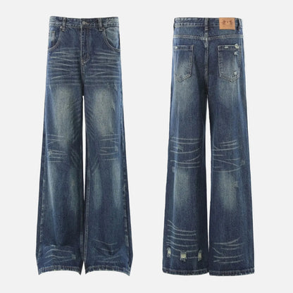 Versatile Slimming American Style Ripped Jeans