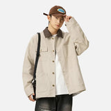 Cozy Detroit Felt Style Cotton Jacket