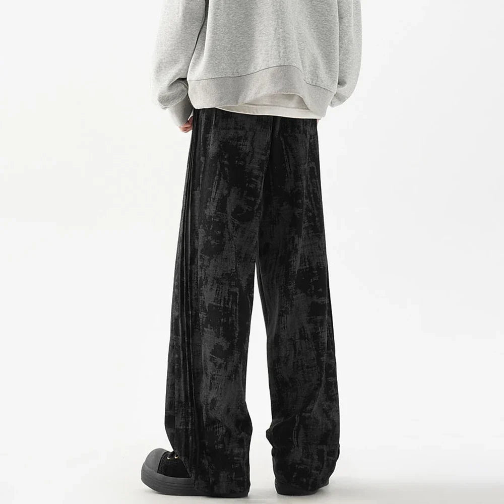 Flattering Straight Drape Casual Pants