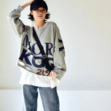 Comfort  Personality Broken Letter Sweatshirt