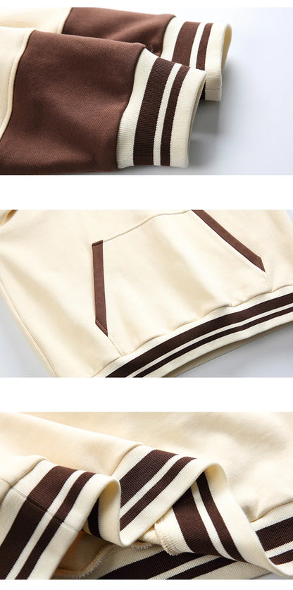 Color Block Oversized Hoodie