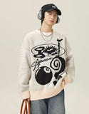 Cozy Winter Warm Jacquard Knit Sweater