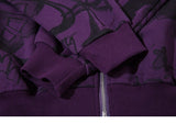 Graffiti Graphic Zip-up Hoodie