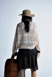 American Style Versatile Cozy Loose Knit Sweater