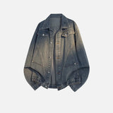 Y2K Korean Style Autumn Washed Denim Jacket