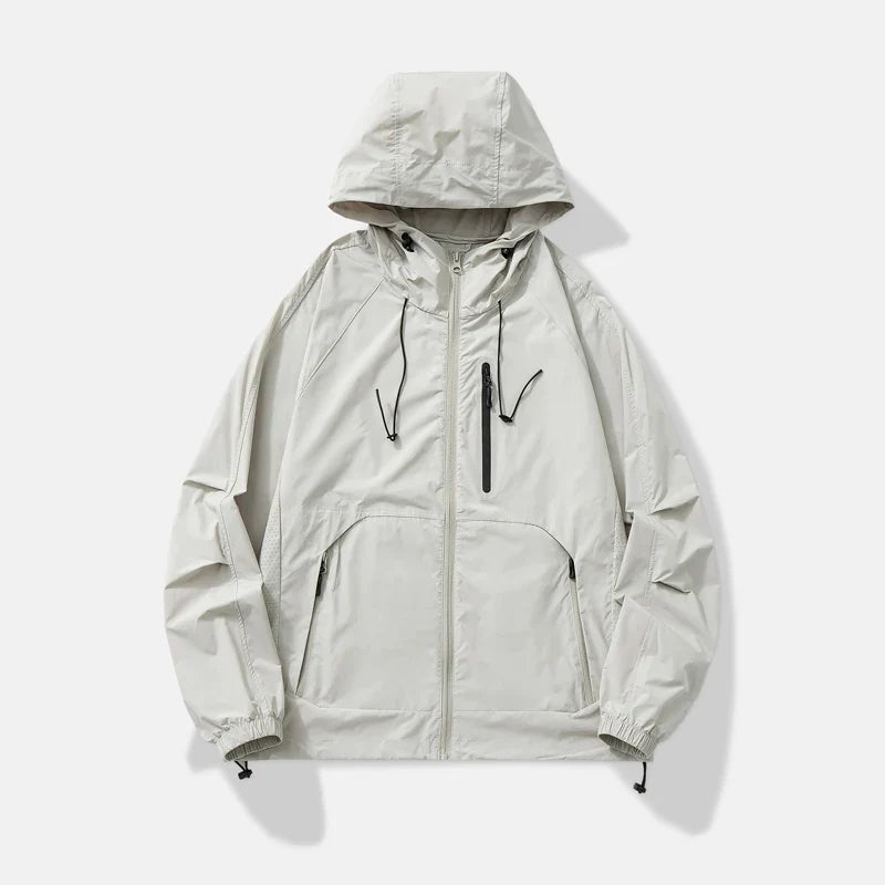 Breathable Waterproof Sunscreen Hooded Jacket