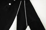 Streetwear American Style Polo Collar Sweatshirt
