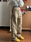Distressed Detail High Waist Loose Denim Jeans
