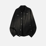 Y2K Korean Style Autumn Washed Denim Jacket