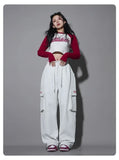 Stylish White Grey Dance Pants