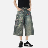 Custom 3D Printed Chain Pattern Jorts