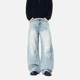 Premium Washed Distressed Loose Fit Jeans