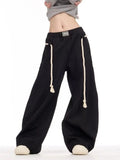 Retro Supper Baggy Drawstring Sweatpants