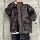 Men's Vintage American Motorcycle Leather Jacket