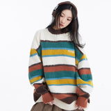 Striped Colorful Oversized Sweater