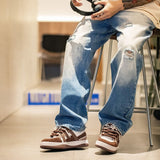 Retro Skateboard Orange Sneakers