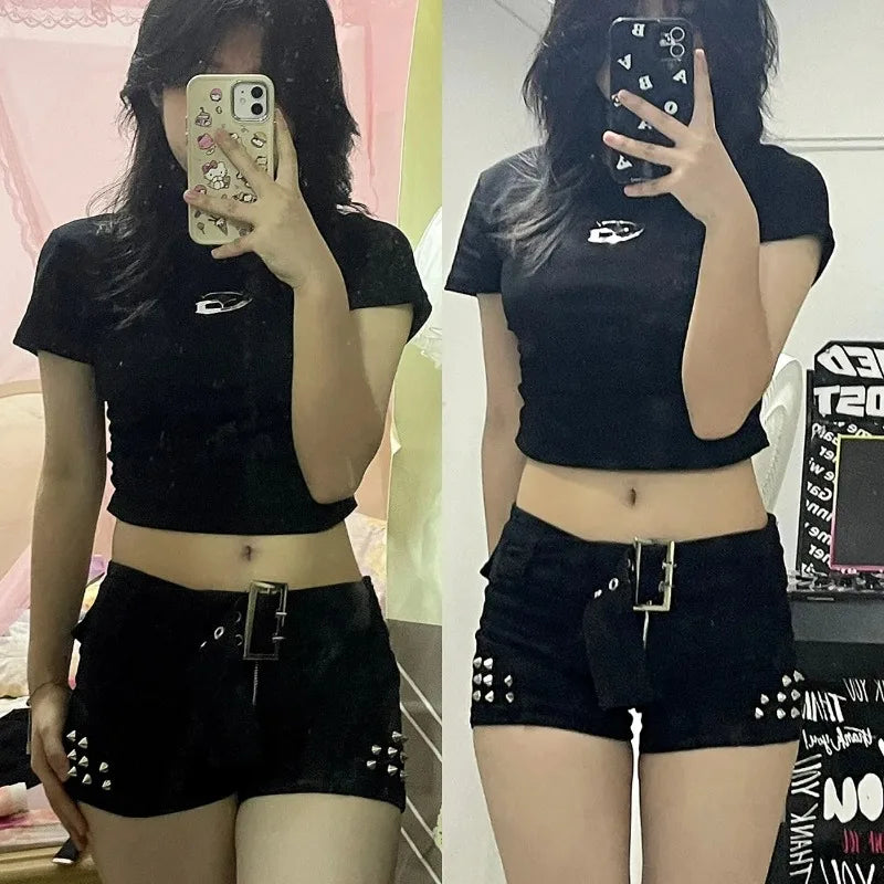 Buttoned Pocket Shorts