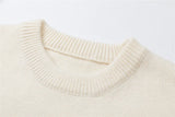 Y2K Cozy Bear Pocket Knitted Sweater