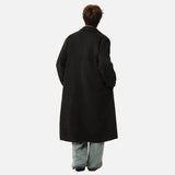Korean Style Retro Single Button Wool Coat