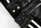 Winter Streetwear Thick Patchwork Varsity Leater Jacket