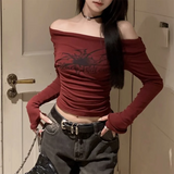 Y2K Gothic Eclipse Echo T-shirt