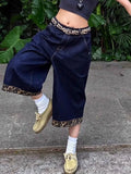 Leopard Retro Patchwork Jorts