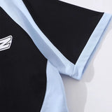 Breathable Graphic Print Racing Sports Cotton T-Shirt