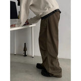 Versatile Japanese Retro Loose Straight Trousers