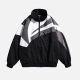 Y2K Flattering Stand Collar Sports Windbreaker Jacket