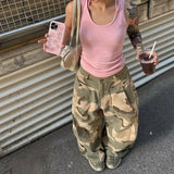 Streetwear Camouflage Oversized Boyfriend Jeans