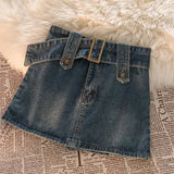 Vintage Denim Mini Skirts