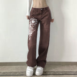 Vintage Low-waist Pants