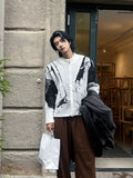 Y2K Gradient Embroidered Knitwear Cardigan