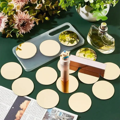 100 Pieces Shaped Small Mirrors
