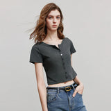 Casual Summer Short Sleeve Women T-Shirt
