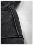 Women's Washed Black Hoodie