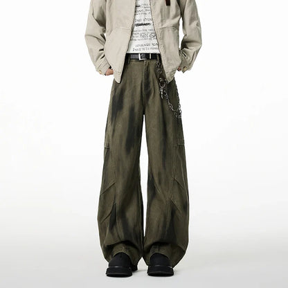 Trendy Casual Wide Leg Cargo Pants