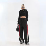 Striped Vintage Hip Hop Jogging Sweatpants