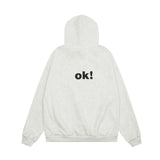 Funny Letter Printed Hip Hop Cotton Hoodie