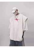 Streetwear Stars Print Graphic T-Shirt
