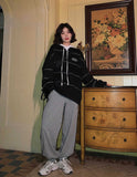 Striped Black Sweatshirt