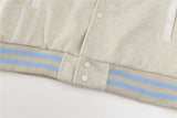 Y2K Women Patchwork Retro Baseball Varsity Jacket