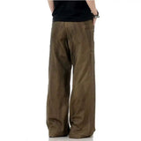 Rusty Wide-leg Mid-waist Jeans
