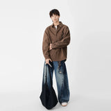 Y2K Vertical Striped Long Sleeve Shirt