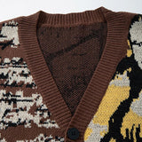Lightweight Oversized Vintage Knit Classic Cardigan