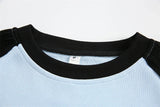 Color Block Short Sleeve T-shirt