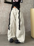 Y2K Japanese Style White Retro Boyfriend Jeans