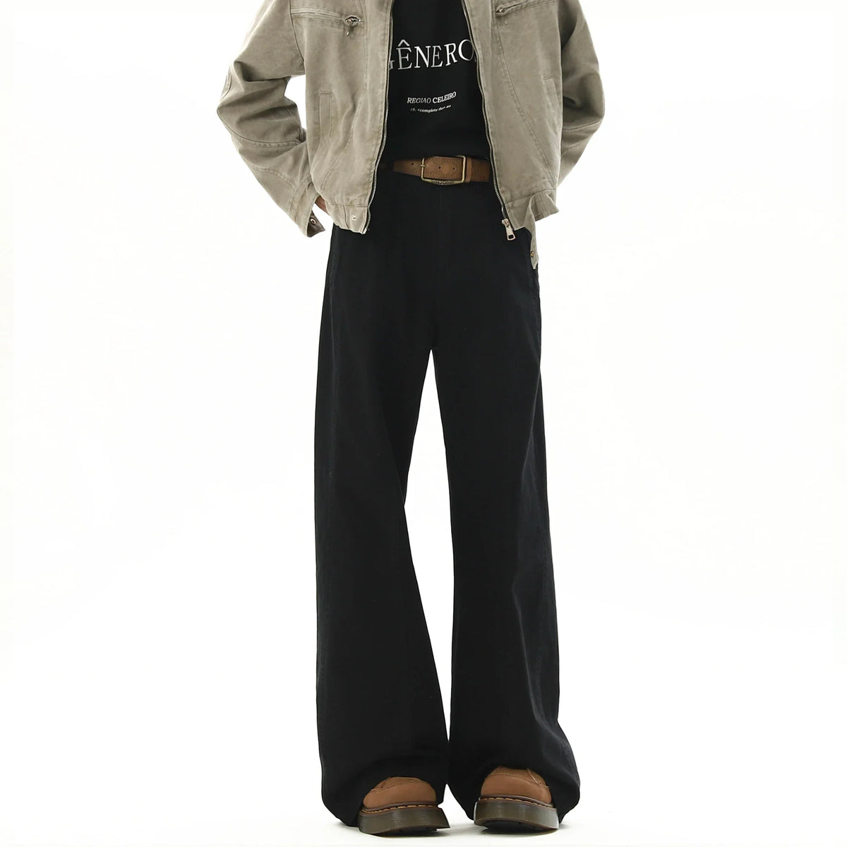 Vintage Wide Leg Cargo Pants