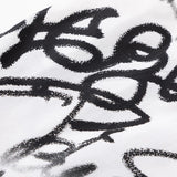 Premium Streetwear Bold Graffiti Print Long Sleeve Shirt