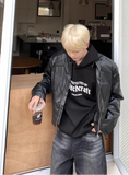Retro Hip Hop Motorcycle Leather Jacket